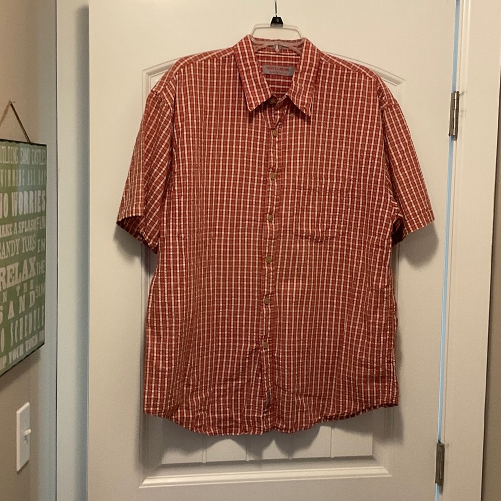 Classic Red Plaid Men's Shirt